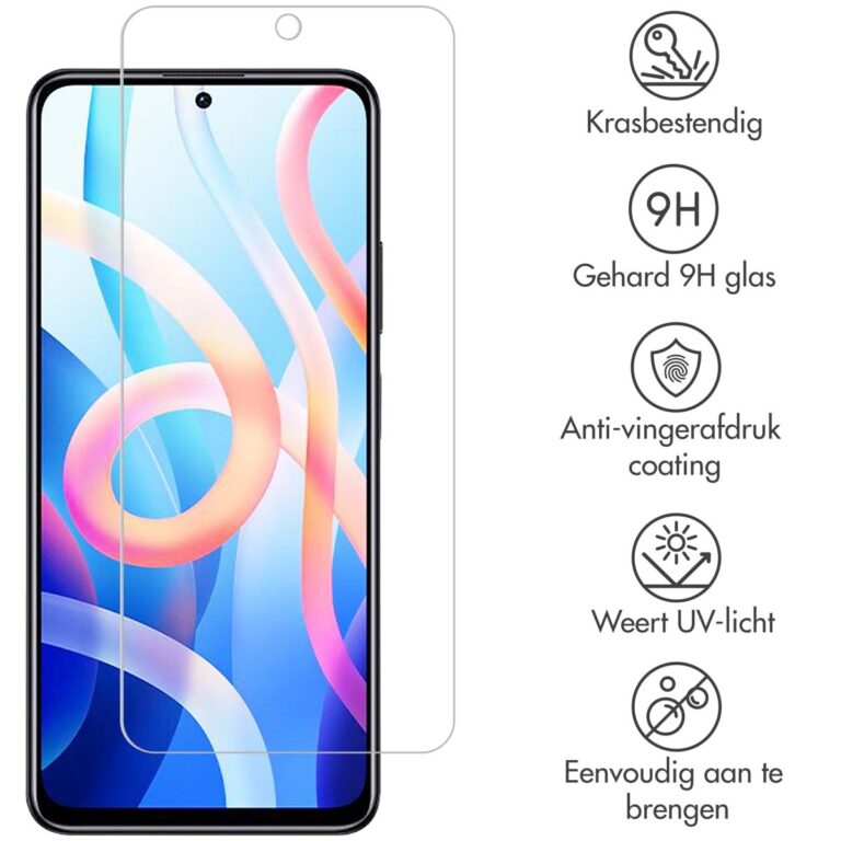 Selencia Gehard Glas Screenprotector Xiaomi Poco M4 Pro 5G - Afbeelding 2