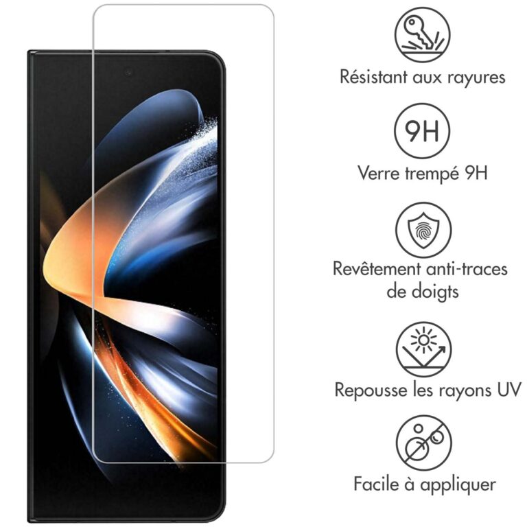 Selencia Gehard Glas Screenprotector Samsung Galaxy Z Fold 4 - Afbeelding 4