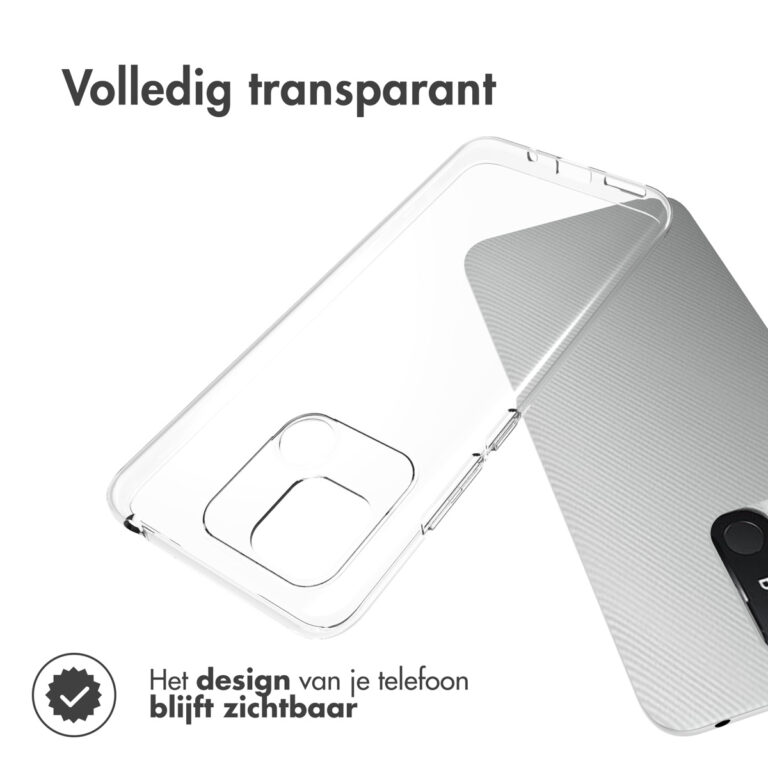 Accezz Clear Backcover Xiaomi Redmi 10C - Transparant - Afbeelding 4