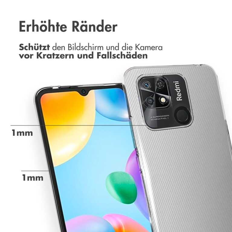 Accezz Clear Backcover Xiaomi Redmi 10C - Transparant - Afbeelding 9