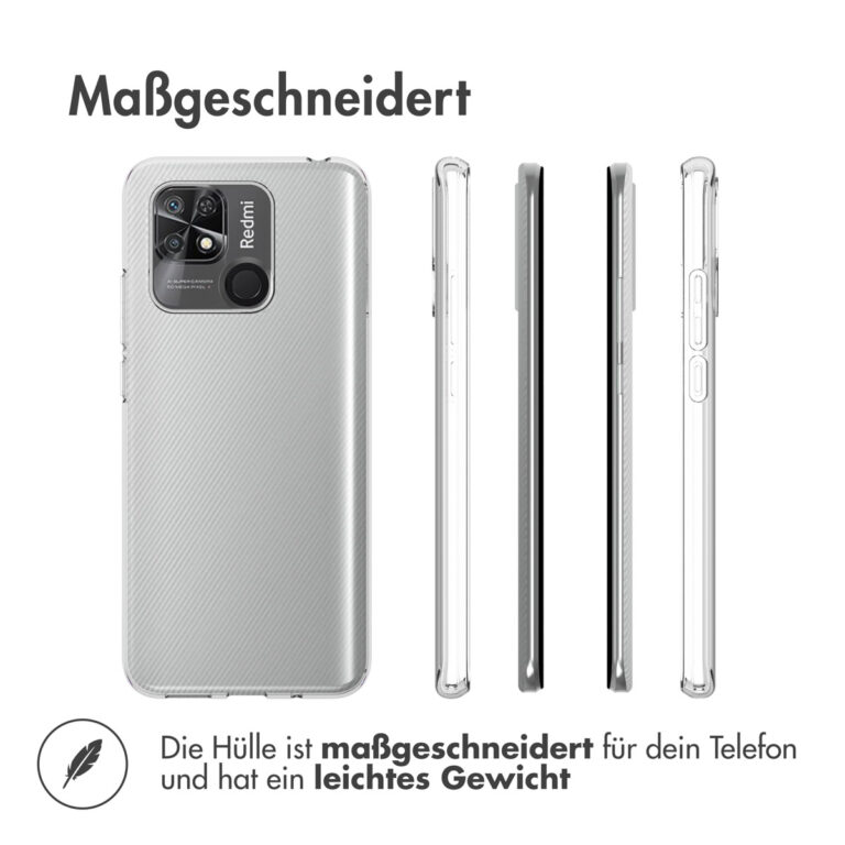 Accezz Clear Backcover Xiaomi Redmi 10C - Transparant - Afbeelding 8