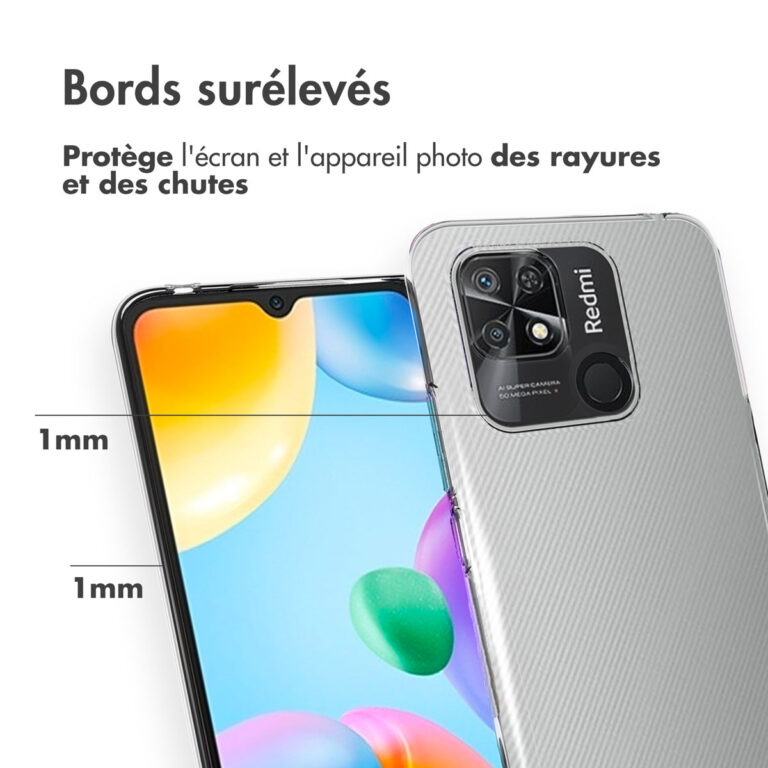 Accezz Clear Backcover Xiaomi Redmi 10C - Transparant - Afbeelding 6