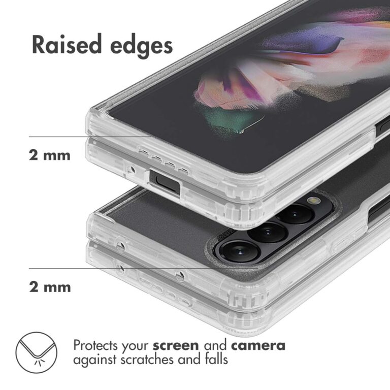 Accezz Xtreme Impact Backcover Samsung Galaxy Z Fold 4 - Transparant - Afbeelding 10