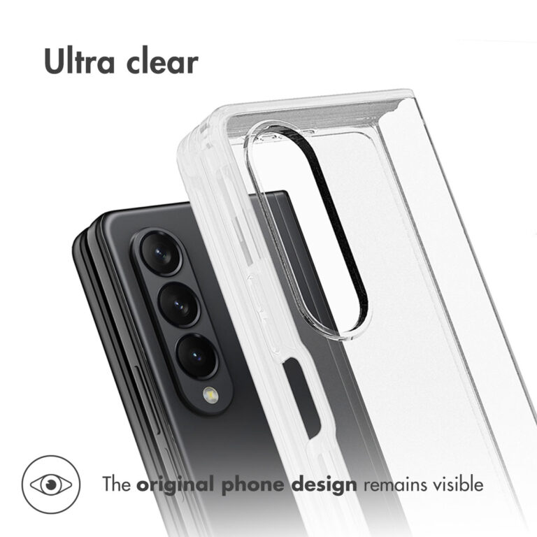 Accezz Xtreme Impact Backcover Samsung Galaxy Z Fold 4 - Transparant - Afbeelding 9