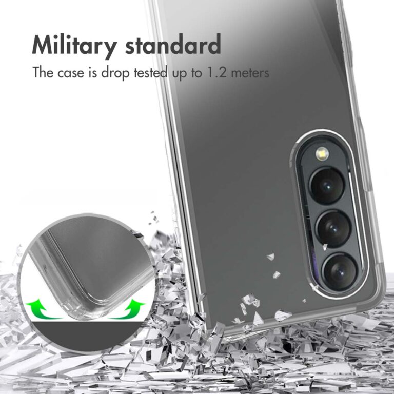 Accezz Xtreme Impact Backcover Samsung Galaxy Z Fold 4 - Transparant - Afbeelding 7