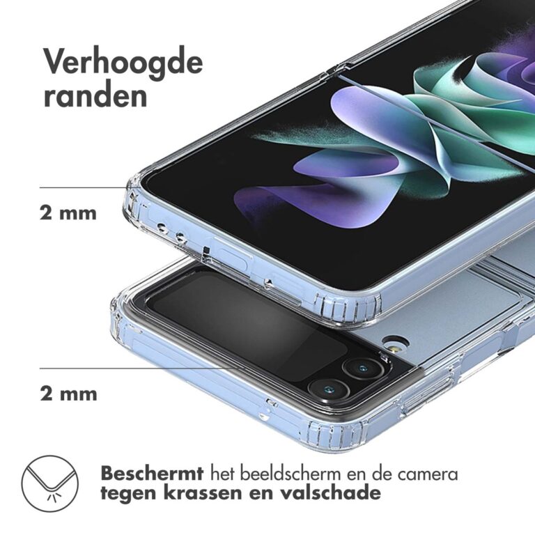Accezz Xtreme Impact Backcover Samsung Galaxy Z Flip 4 - Transparant - Afbeelding 9