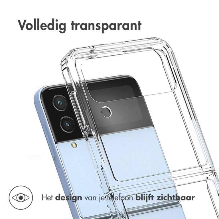 Accezz Xtreme Impact Backcover Samsung Galaxy Z Flip 4 - Transparant - Afbeelding 8
