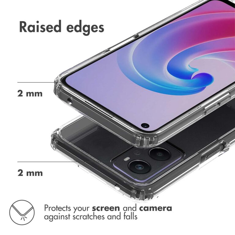 Accezz Xtreme Impact Backcover Oppo A96 - Transparant - Afbeelding 5