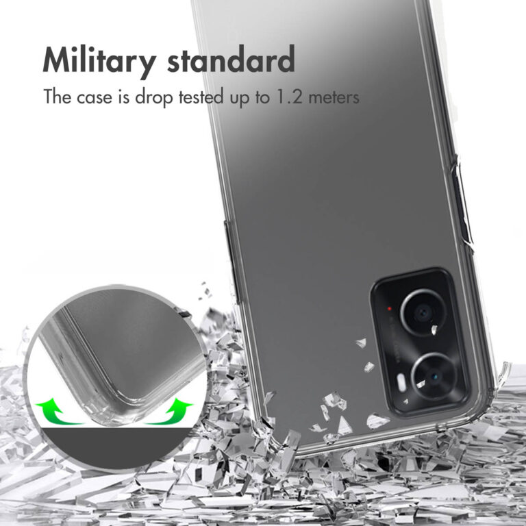 Accezz Xtreme Impact Backcover Oppo A96 - Transparant - Afbeelding 2