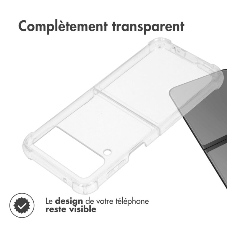 Accezz Clear Backcover Samsung Galaxy Z Flip 4 - Transparant - Afbeelding 5