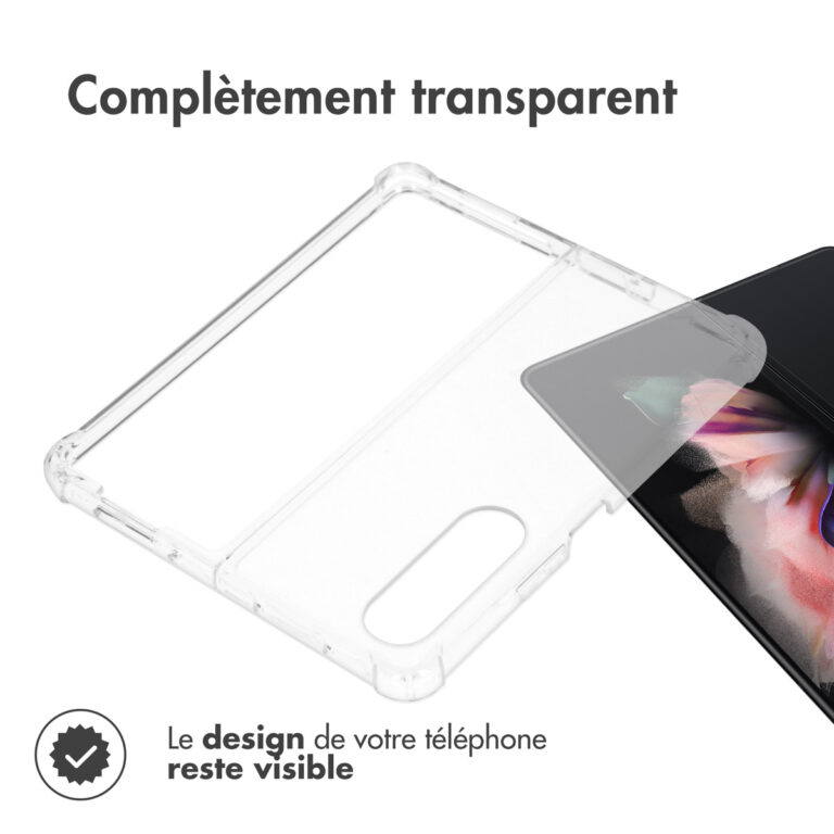 Accezz Clear Backcover Samsung Galaxy Z Fold 4 - Transparant - Afbeelding 5