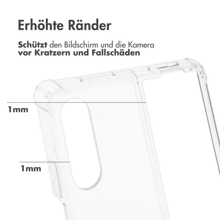 Accezz Clear Backcover Samsung Galaxy Z Fold 4 - Transparant - Afbeelding 6