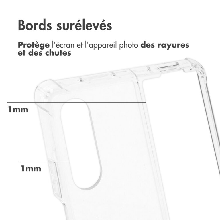 Accezz Clear Backcover Samsung Galaxy Z Fold 4 - Transparant - Afbeelding 4