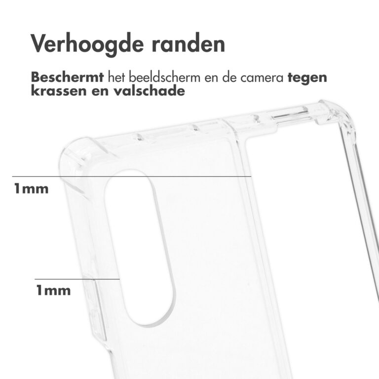 Accezz Clear Backcover Samsung Galaxy Z Fold 4 - Transparant - Afbeelding 2
