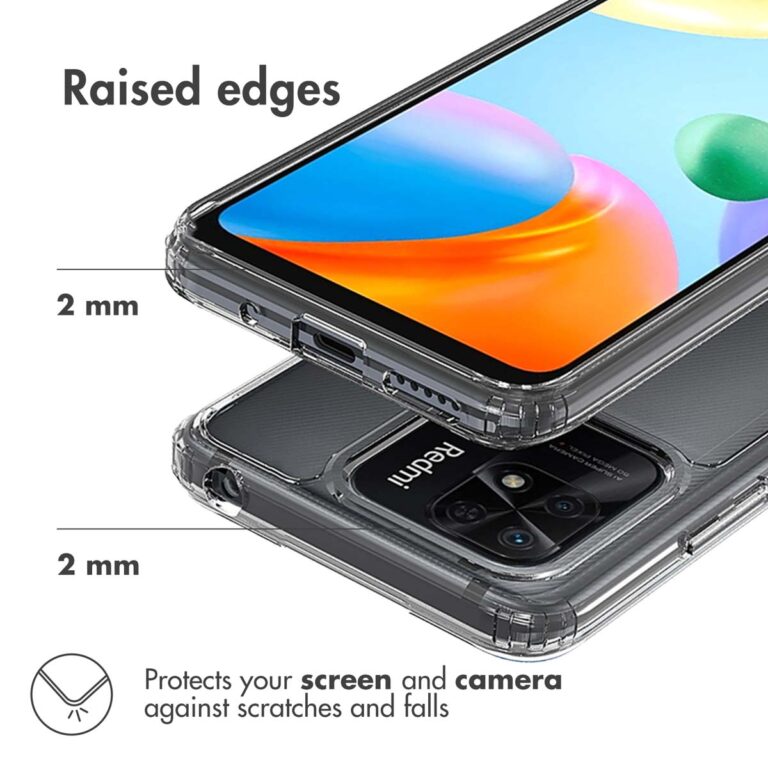 Accezz Xtreme Impact Backcover Xiaomi Redmi 10C - Transparant - Afbeelding 5