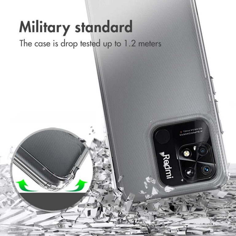 Accezz Xtreme Impact Backcover Xiaomi Redmi 10C - Transparant - Afbeelding 2