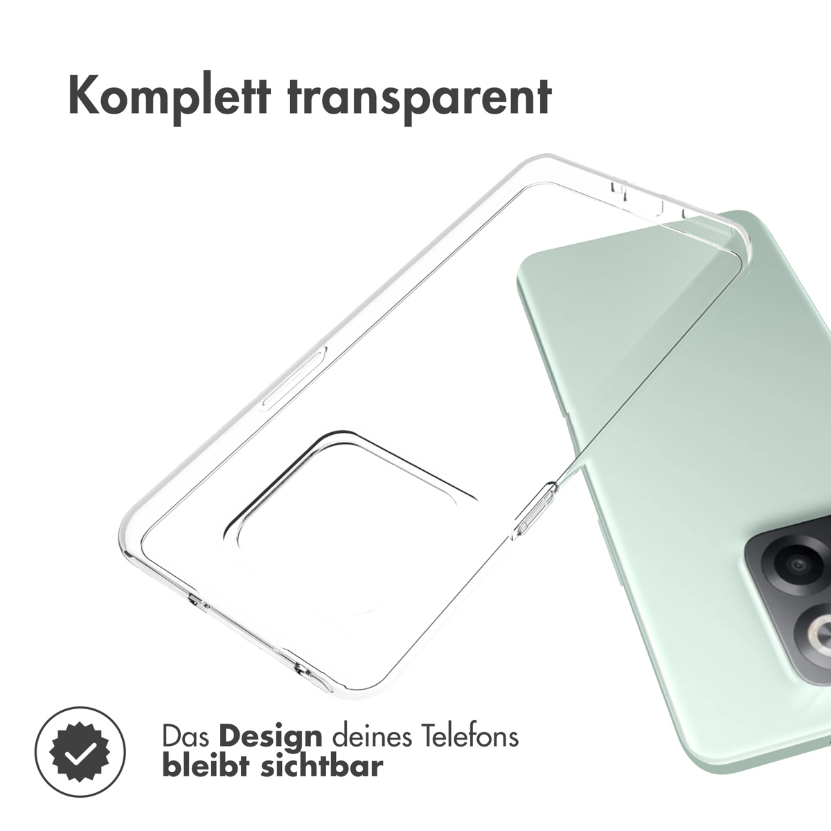 Accezz Clear Backcover OnePlus 10T - Transparant - Afbeelding 4