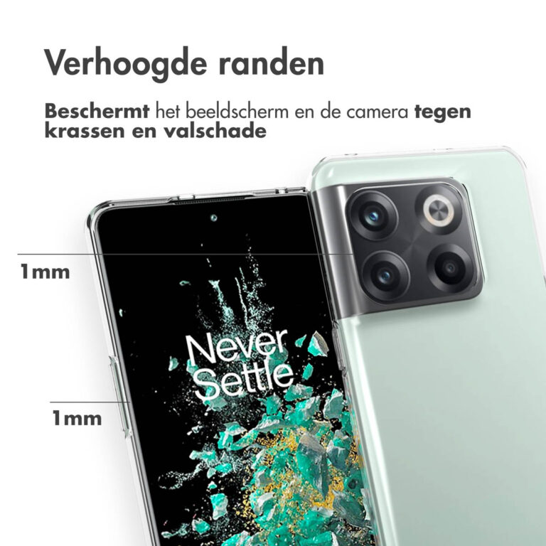 Accezz Clear Backcover OnePlus 10T - Transparent - Afbeelding 3
