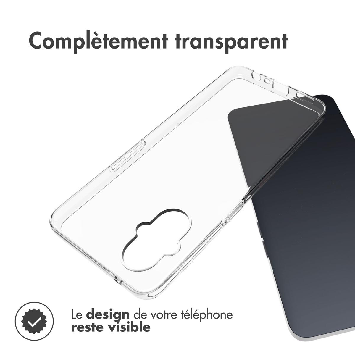 Accezz Clear Backcover Oppo Reno8 Lite - Transparant - Afbeelding 5