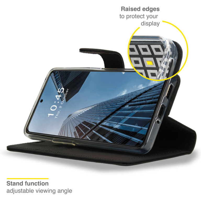 Accezz Wallet Softcase Bookcase Oppo Reno 8 Pro 5G - Zwart - Afbeelding 8