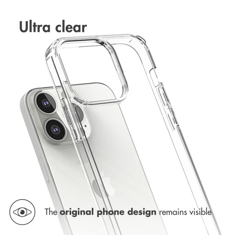 Accezz Xtreme Impact Backcover Apple iPhone 13 Pro - Transparant - Afbeelding 9