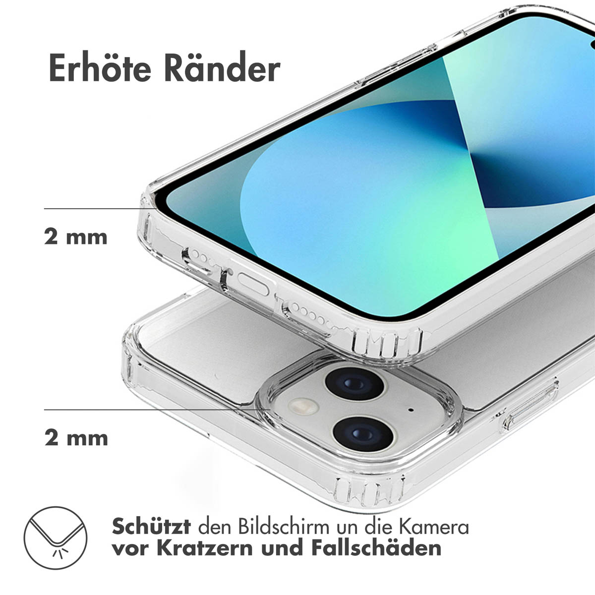 Accezz Xtreme Impact Backcover Apple iPhone 13 - Transparant - Afbeelding 7