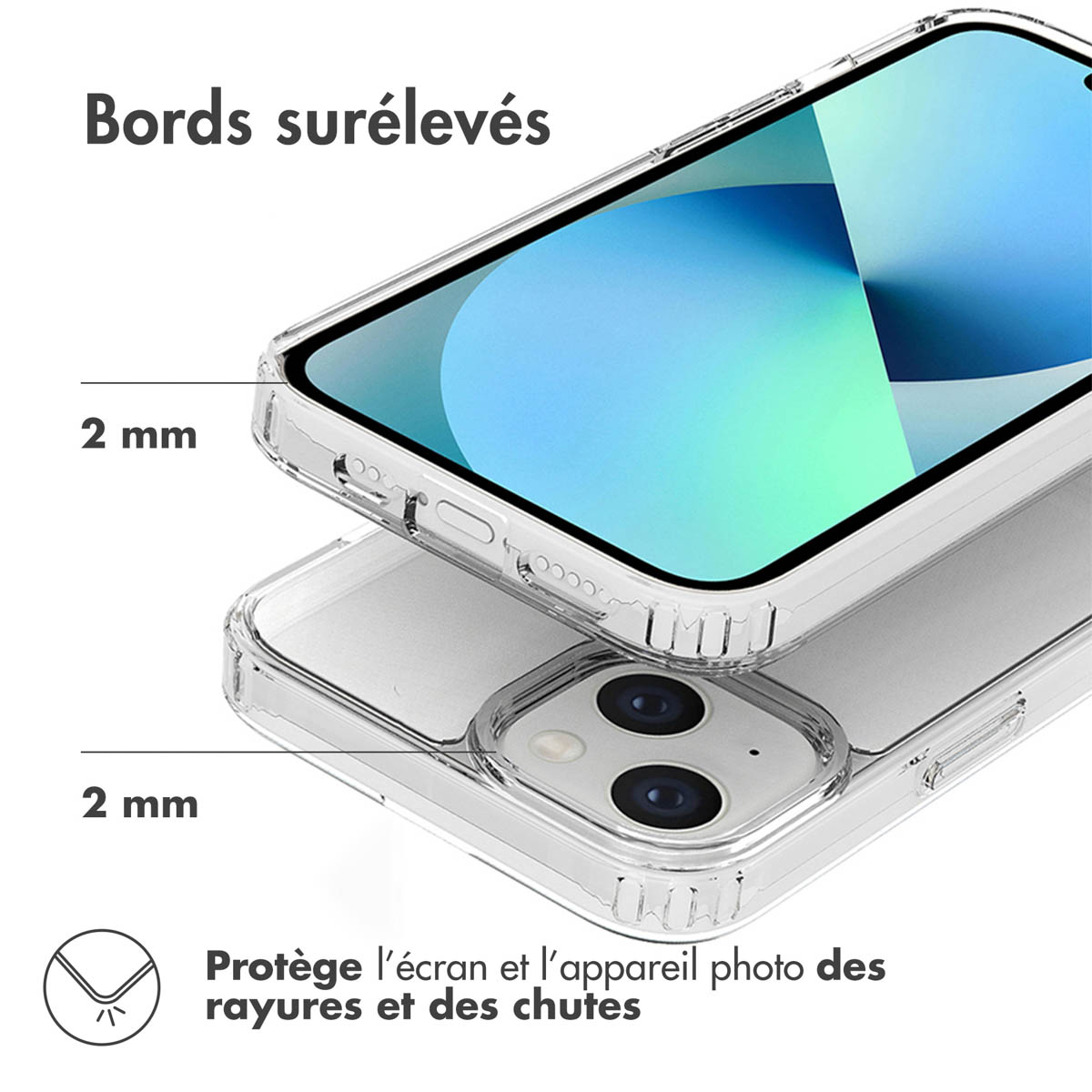 Accezz Xtreme Impact Backcover Apple iPhone 13 - Transparant - Afbeelding 8