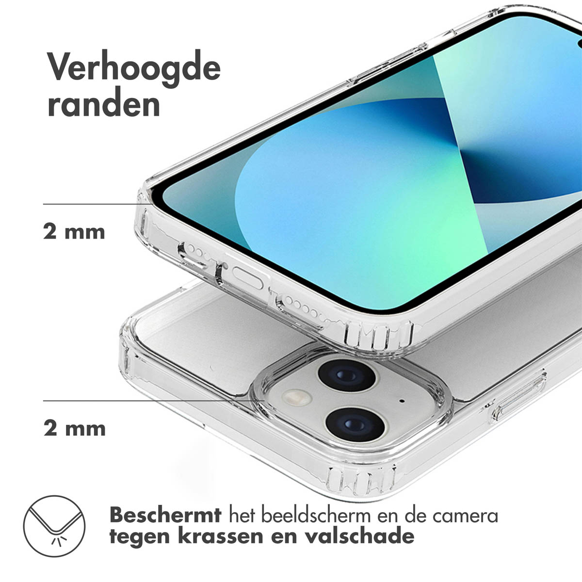 Accezz Xtreme Impact Backcover Apple iPhone 13 - Transparant - Afbeelding 9