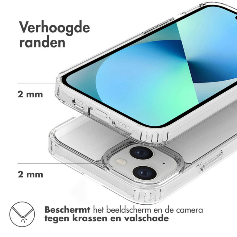 Accezz Xtreme Impact Backcover Apple iPhone 13 - Transparant - Afbeelding 9