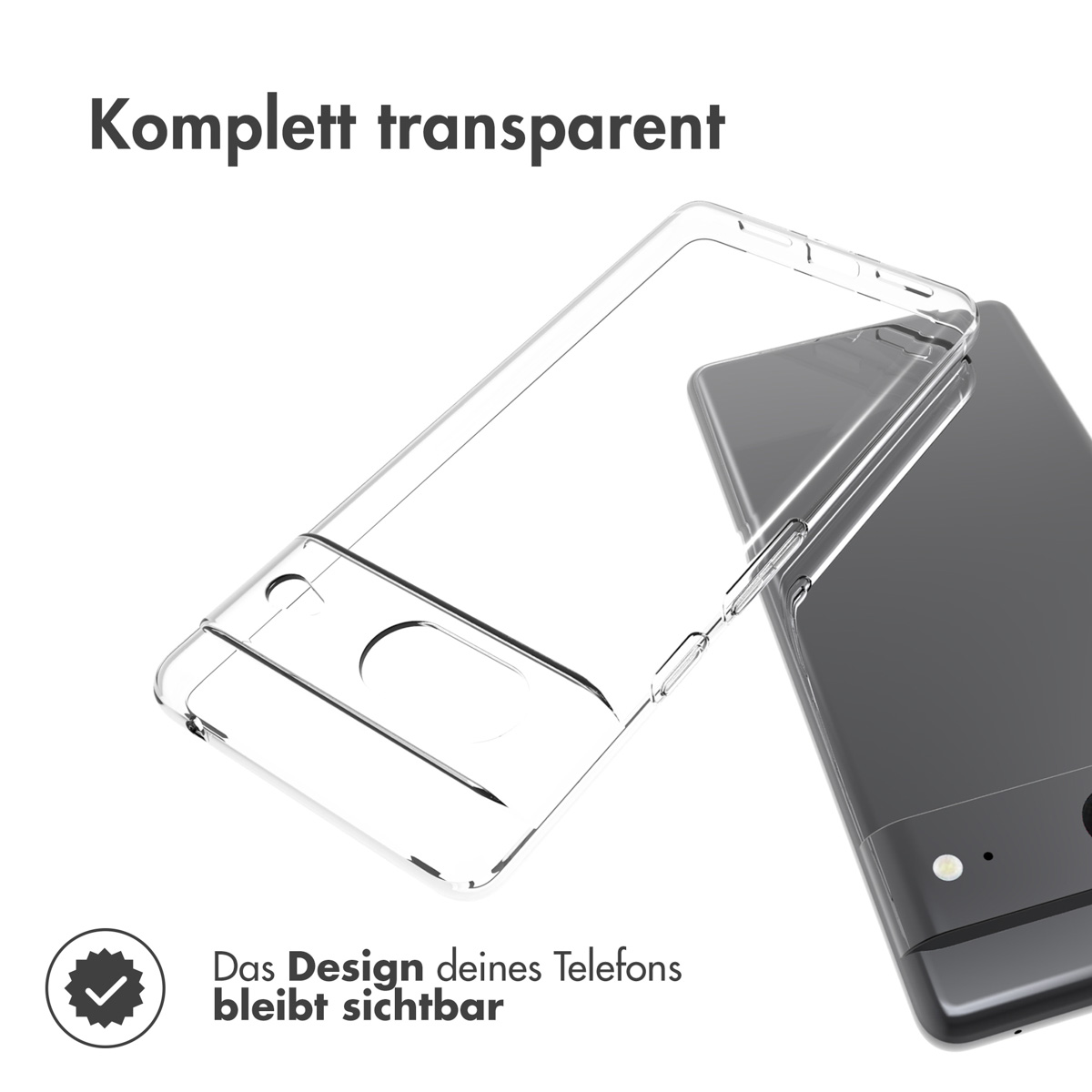 Accezz Clear Backcover Google Pixel 7 - Transparant - Afbeelding 4