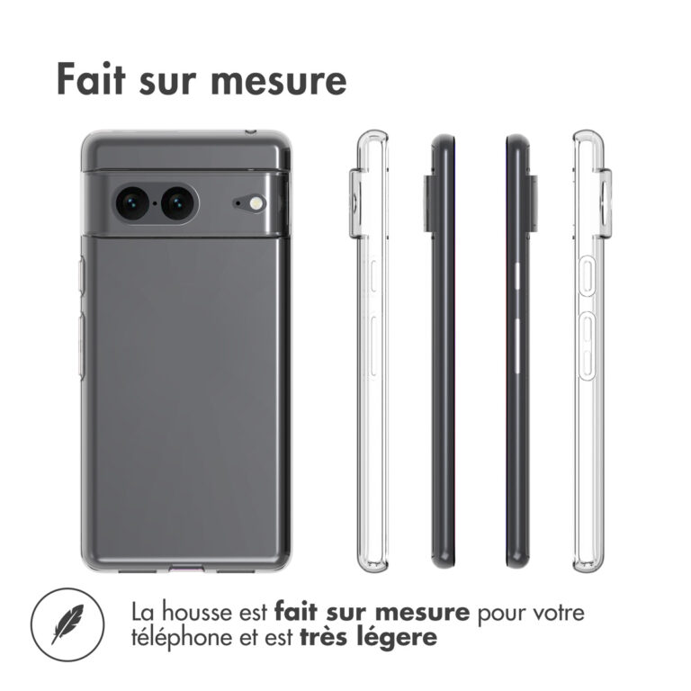 Accezz Clear Backcover Google Pixel 7 - Transparant - Afbeelding 6