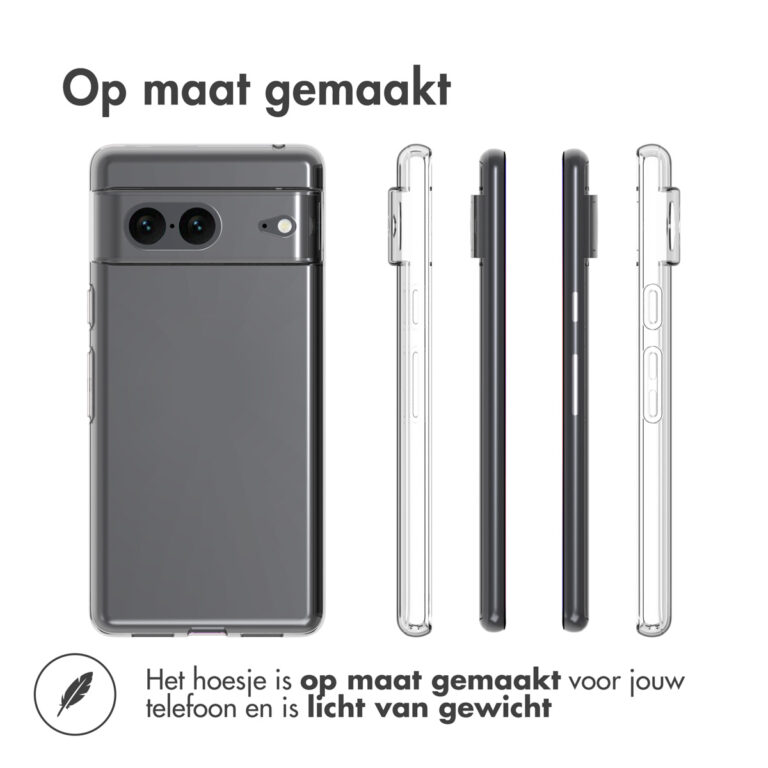 Accezz Clear Backcover Google Pixel 7 - Transparant - Afbeelding 3