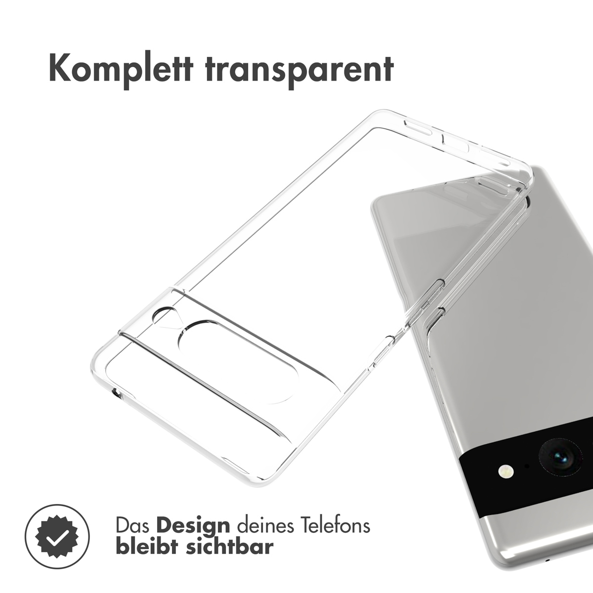 Accezz Clear Backcover Google Pixel 7 Pro - Transparant - Afbeelding 4