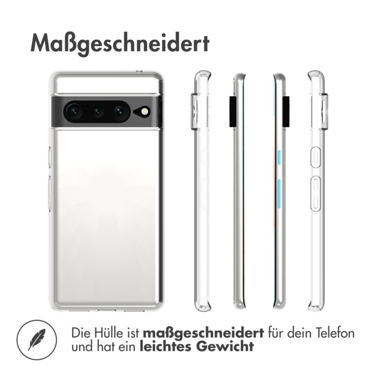 Accezz Clear Backcover Google Pixel 7 Pro - Transparant - Afbeelding 10