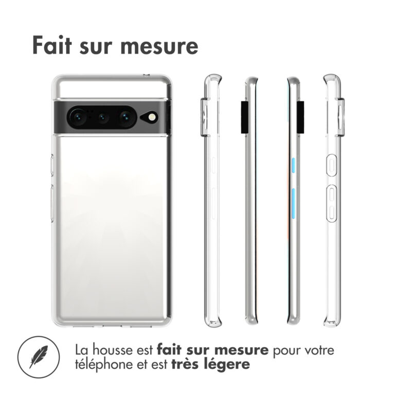 Accezz Clear Backcover Google Pixel 7 Pro - Transparant - Afbeelding 6