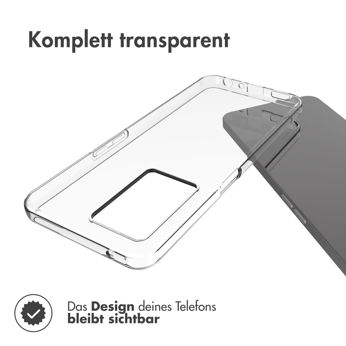 Accezz Clear Backcover Oppo A77 - Transparant - Afbeelding 4