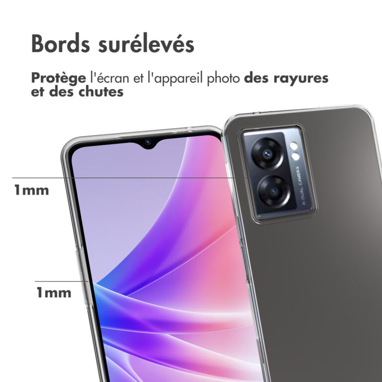 Accezz Clear Backcover Oppo A77 - Transparent - Afbeelding 7