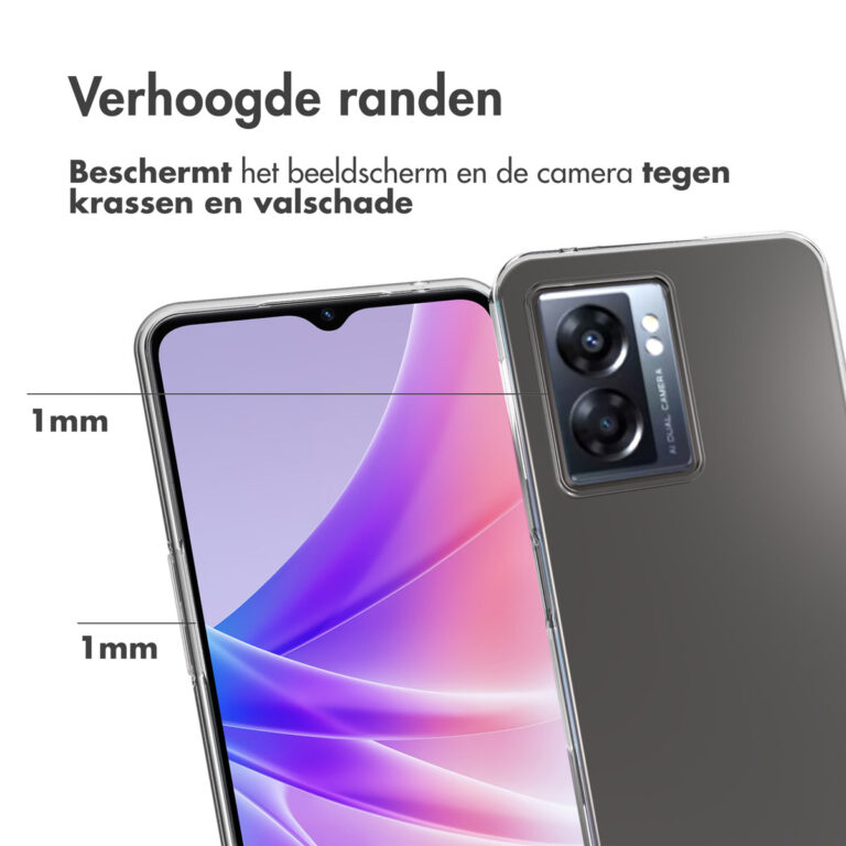 Accezz Clear Backcover Oppo A77 - Transparent - Afbeelding 3