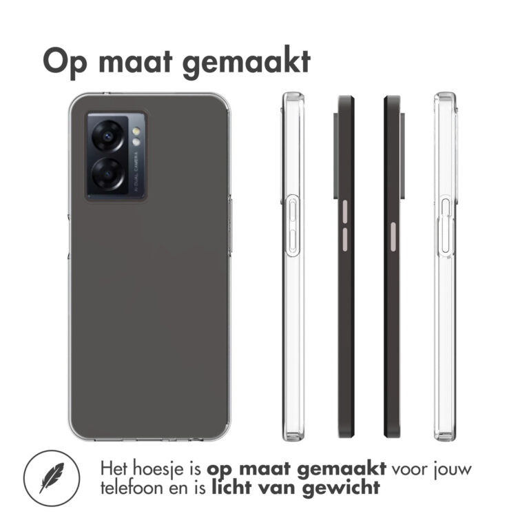 Accezz Clear Backcover Oppo A77 - Transparent - Afbeelding 2