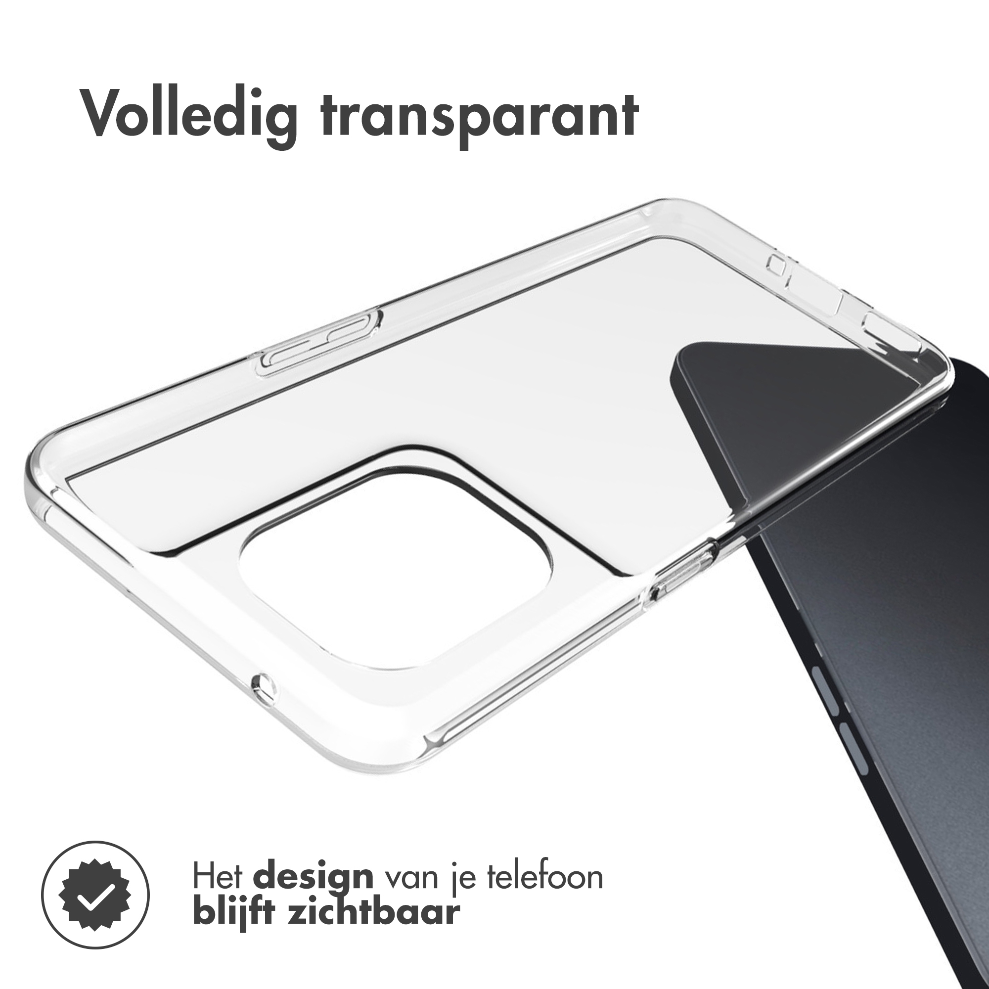 Accezz Clear Backcover Oppo Reno 8 5G – Transparent