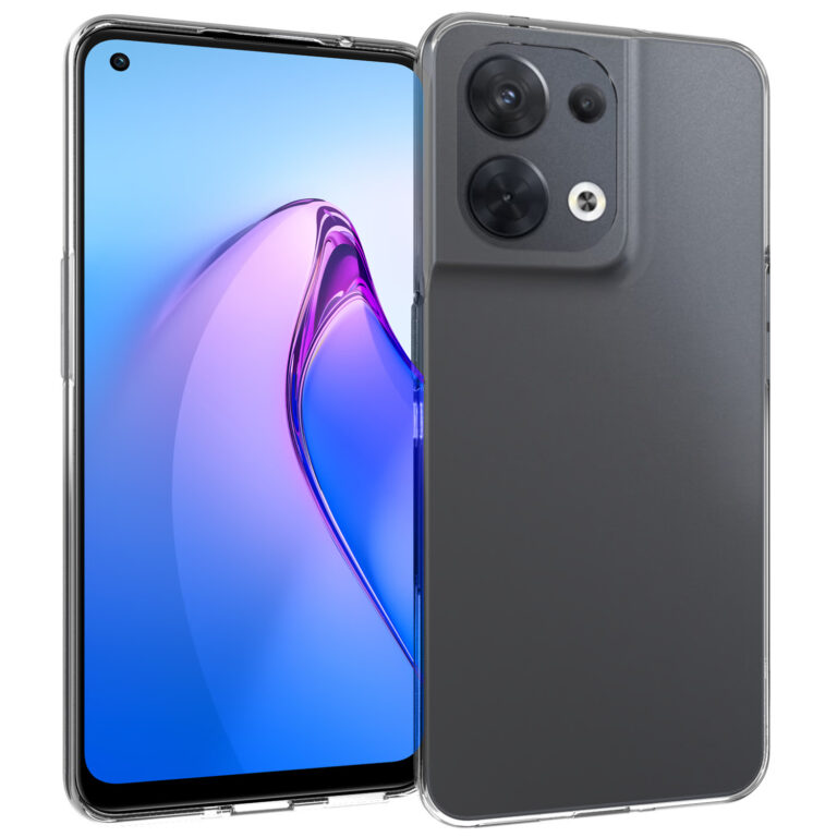 Accezz Clear Backcover Oppo Reno 8 5G - Transparent - Afbeelding 5
