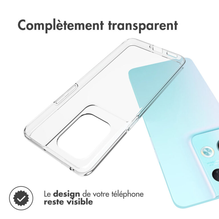 Accezz Clear Backcover Oppo Reno 8 Pro 5G - Transparent - Afbeelding 8