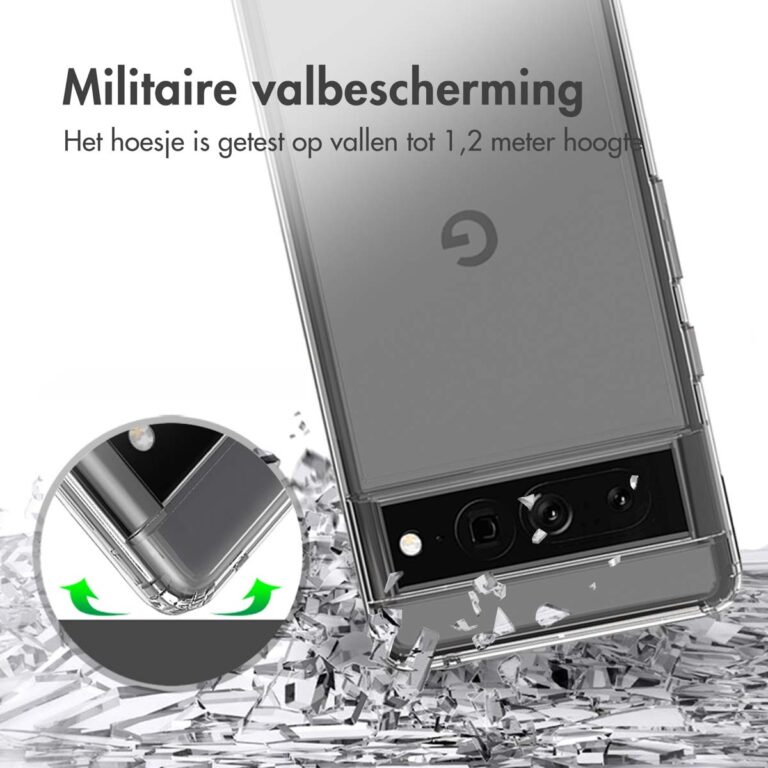 Accezz Xtreme Impact Backcover Google Pixel 7 Pro - Transparant - Afbeelding 7