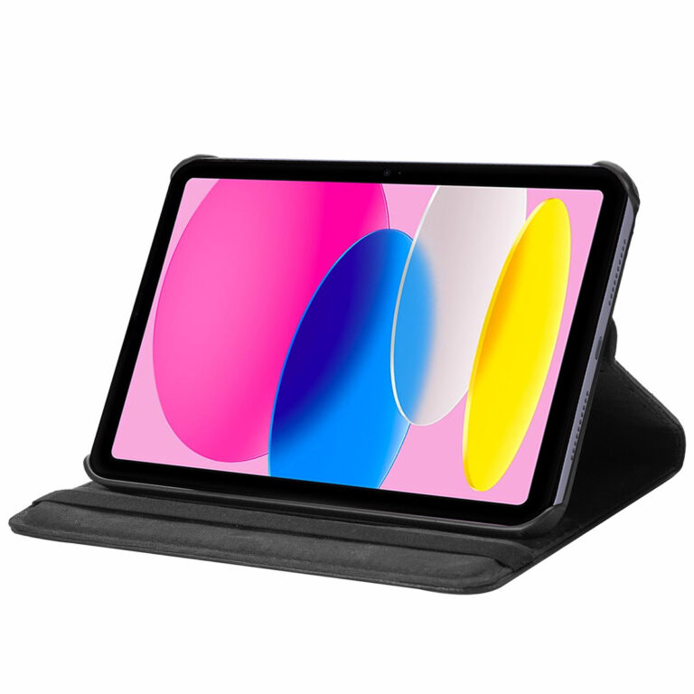 Accezz 360° draaibare Bookcase Apple iPad 11 (2025) 11 inch / iPad 10 (2022) 10.9 inch - Zwart - Afbeelding 8