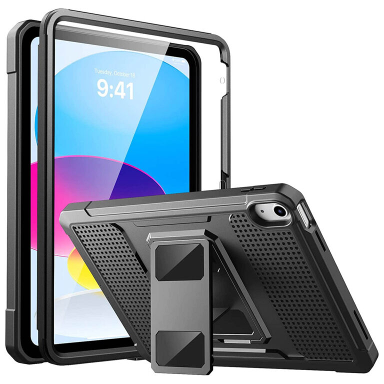 Accezz Rugged Back Case Apple iPad 11 (2025) 11 inch / iPad 10 (2022) 10.9 inch - Zwart - Afbeelding 9