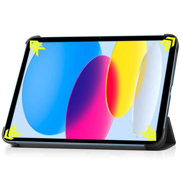 Accezz Trifold Bookcase Apple iPad 11 (2025) 11 inch / iPad 10 (2022) 10.9 inch - Zwart - Afbeelding 6