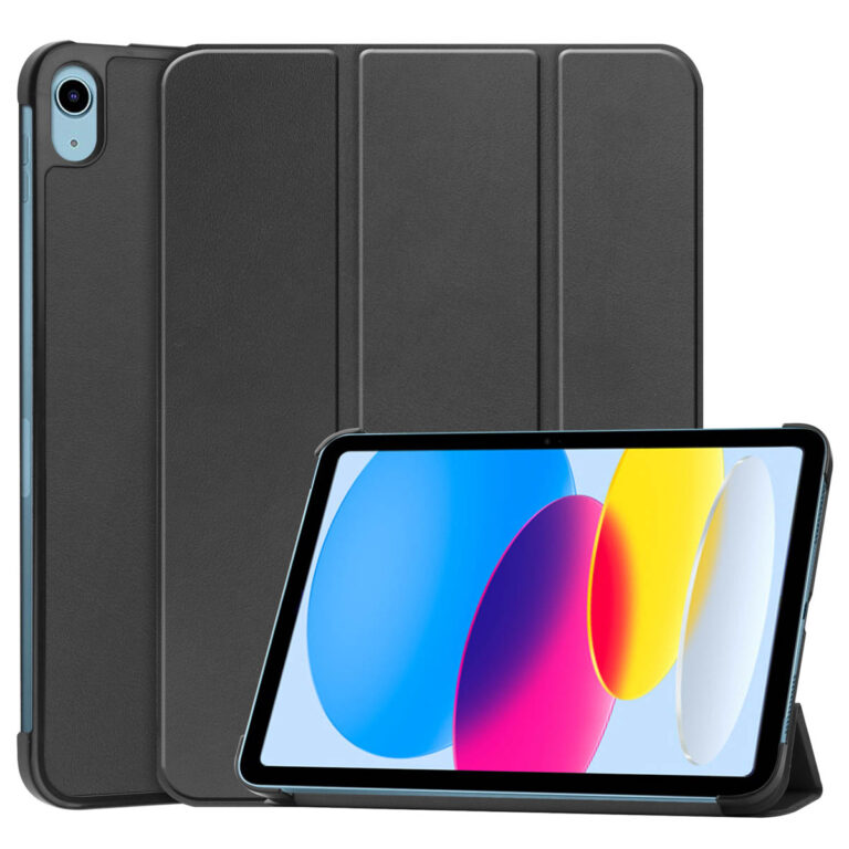 Accezz Trifold Bookcase Apple iPad 11 (2025) 11 inch / iPad 10 (2022) 10.9 inch - Zwart - Afbeelding 2