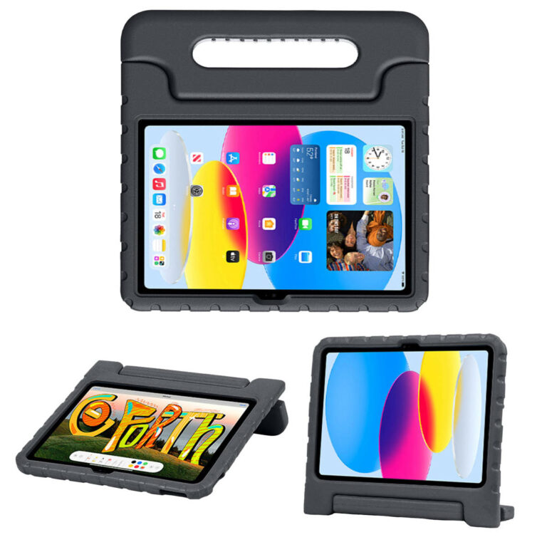 Accezz Kidsproof Backcover met handvat Apple iPad 11 (2025) 11 inch / iPad 10 (2022) 10.9 inch - Zwart - Afbeelding 10