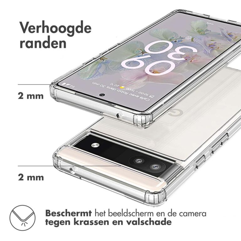 Accezz Xtreme Impact Backcover Google Pixel 6a - Transparant - Afbeelding 9