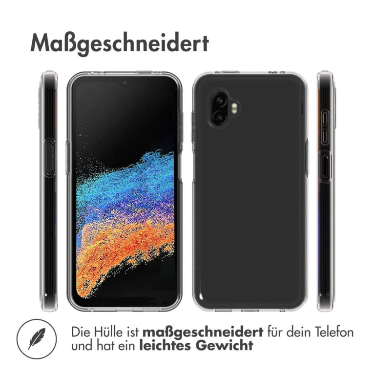 Accezz Clear Backcover Samsung Galaxy Xcover 6 Pro - Transparant - Afbeelding 8